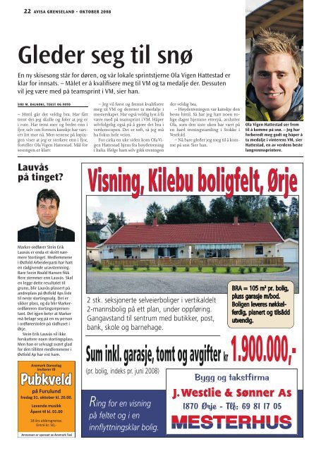 Avisa Grenseland nr. 5 2008 - Byline