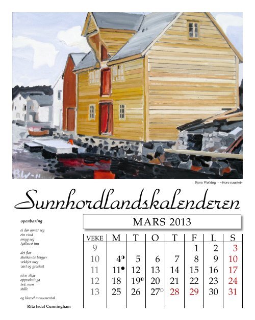 Sunnhordlandskalenderen - HusnesNett