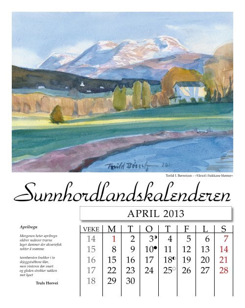 Sunnhordlandskalenderen - HusnesNett