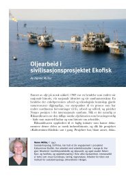 Oljearbeid i sivilisasjonsprosjektet Ekofisk - Kulturminne Ekofisk