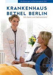 Patientenbroschüre Krankenhaus Bethel Berlin