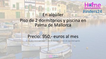 Se alquila este de 2 dormitorios apartamento con piscina comunitaria en Palma de Mallorca. (AP0034)