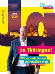 Journal der FDP Fraktion im Thüringer Landtag, Ausgabe 1/21