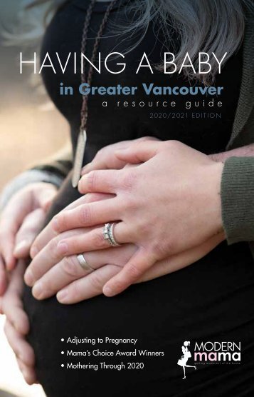 Having a Baby Guide Greater Vancouver 2020-2021