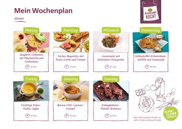 Alnatura Wochenplan Nr. 2 mit veganen Rezepten