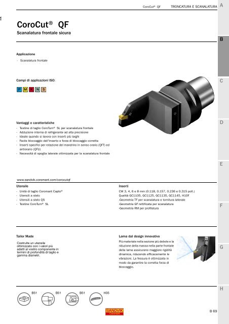 SANDVIK COROMANT UTENSILI DI TORNITURA 2020