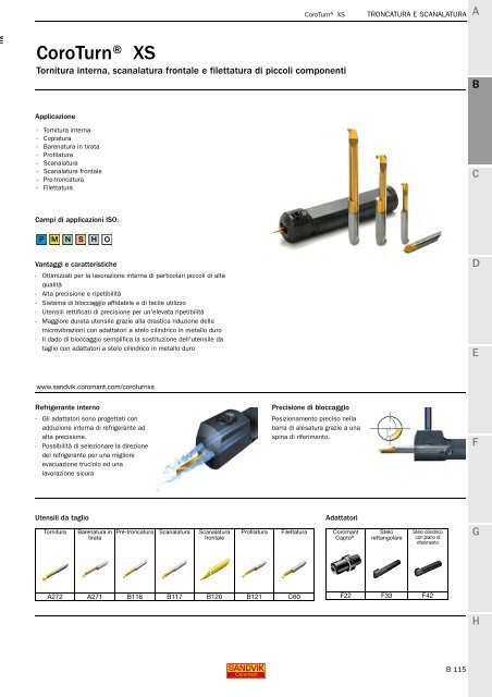 SANDVIK COROMANT UTENSILI DI TORNITURA 2020