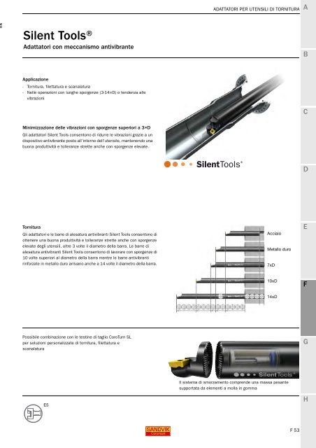 SANDVIK COROMANT UTENSILI DI TORNITURA 2020