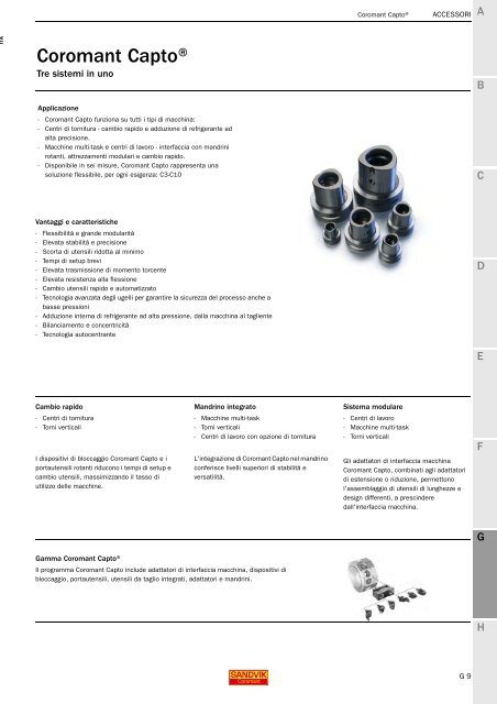 SANDVIK COROMANT UTENSILI DI TORNITURA 2020