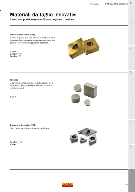 SANDVIK COROMANT UTENSILI DI TORNITURA 2020