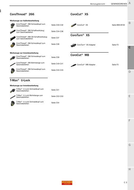 SANDVIK COROMANT Drehwerkzeuge 2020