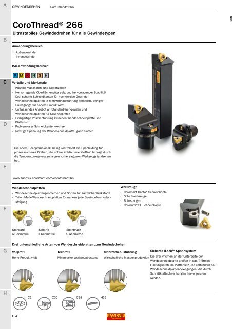 SANDVIK COROMANT Drehwerkzeuge 2020