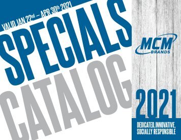 MCM Brands 2021 Specials Catalog