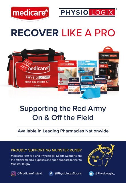  Munster Rugby v Leinster Rugby Match Programme