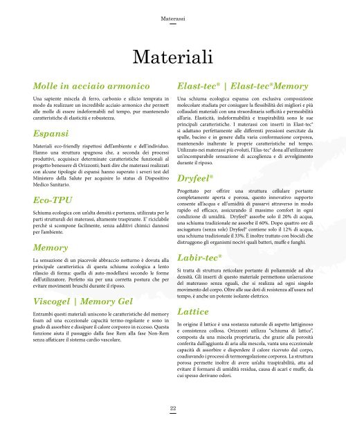Catalogo Materassi [it]