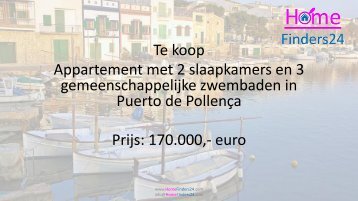 Te koop dit 2 slaapkamer appartement op een park met 3 zwembaden in Puerto de Pollença. (AP0038)