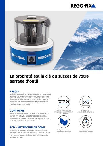 Taper Cleaning Device Flyer FRENCH