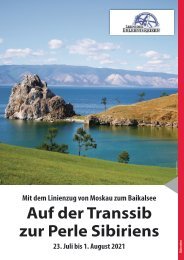 Folder Transsib Linienzug