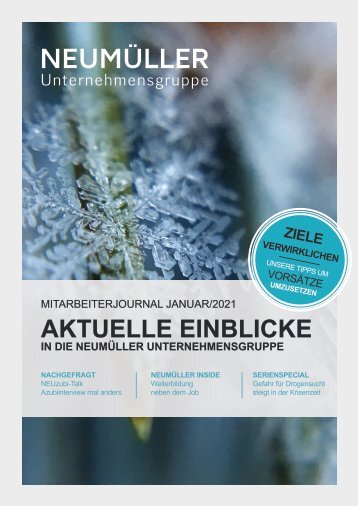 Mitarbeiterjournal Januar 2021