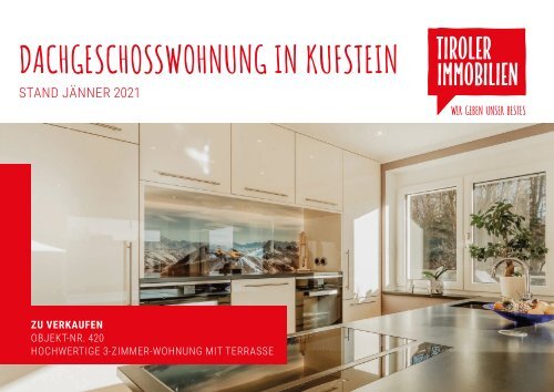 Exposé – DACHGESCHOSSWOHNUNG – Kufstein 