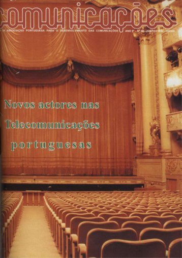 COMUNICAÇÕES 040 - Novos actores nas Telecomunicações portuguesas (1992)
