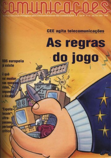 COMUNICAÇÕES 52 - CEE agita telecomunicações (1994)