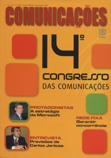 COMUNICAÇÕES 156 - 14º Congresso das Comunicações (2005)