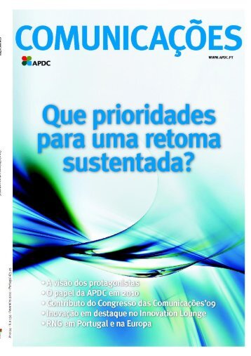 COMUNICAÇÕES 194 - Que prioridades para uma retoma sustentada? (2010)