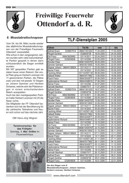 April 2005 / Nr. 84 - Ottendorf an der Rittschein