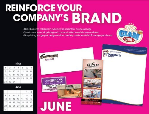 Spectrum Marketing Calendar 2022