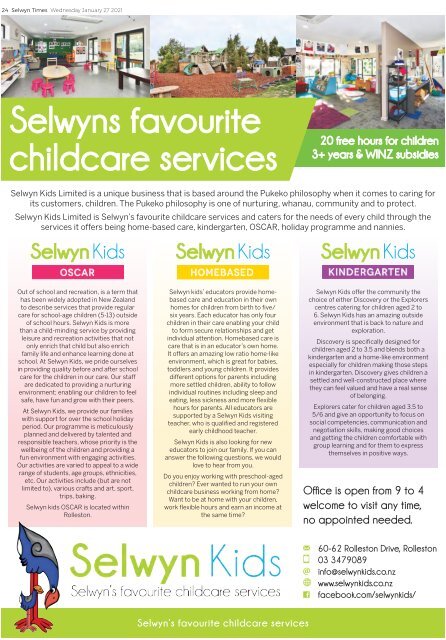 Selwyn Times: January 27, 2021