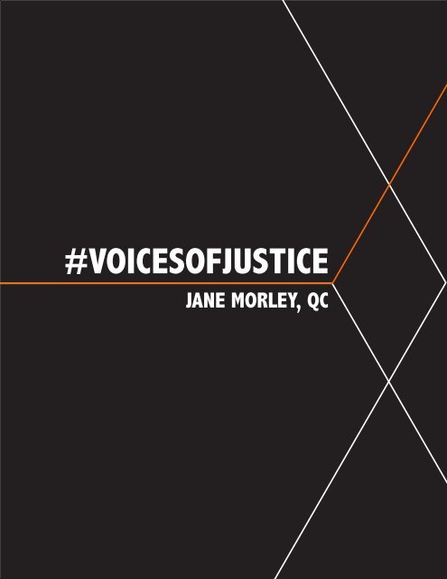 Jane Morley – The Justice Hack – Voices of Justice Magazine 2021