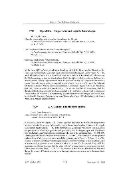 Das Relativitätsmärchen und die Fakten - Wissenschaft und ...