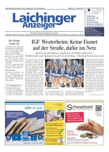 Laichinger Anzeiger 27.01.2021