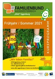 ElkiZ Frühjahrsprogramm 2021