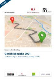 Gerichtsbezirke 2021