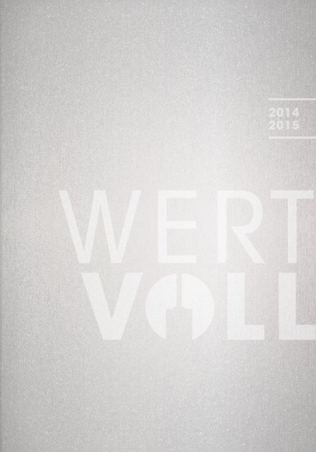 WERTVOLL 2014/15