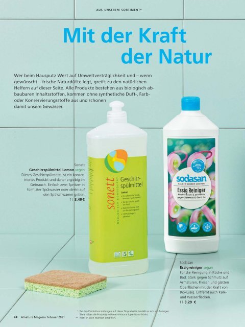 Alnatura Magazin Februar 2021