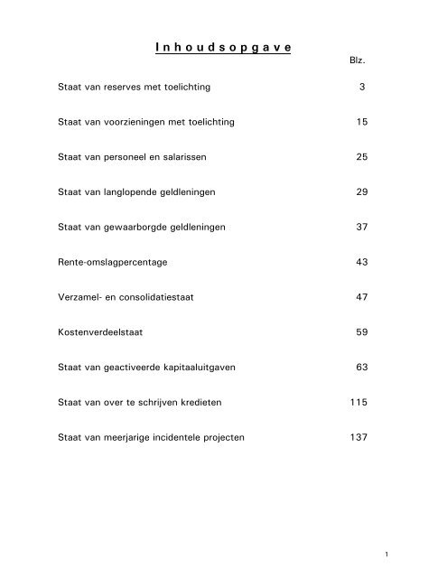 Jaarverantwoording 2006 bijlagen totaal - Gemeente Almelo