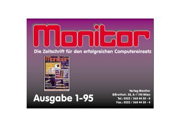 Ausgabe 1-95 - Monitor