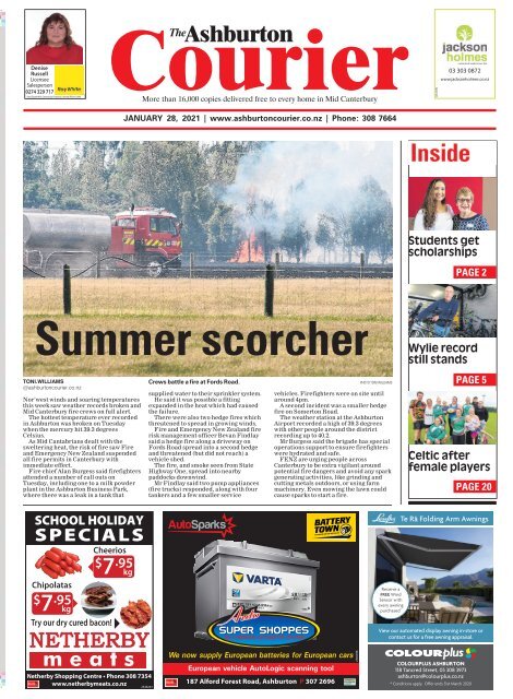 Ashburton Courier: January 28, 2021