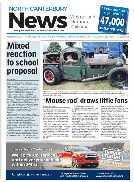 North Canterbury News: January 28, 2021