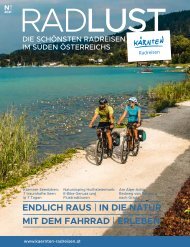 Kärnten Radreisen Radlustjournal