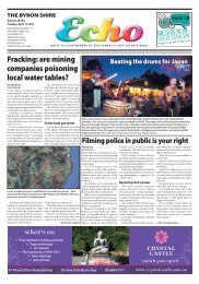 Download issue 25_44 as PDF - The Byron Shire Echo