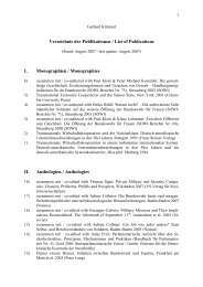 Verzeichnis der Publikationen Dr. Gerhard Kümmel ( PDF , 75