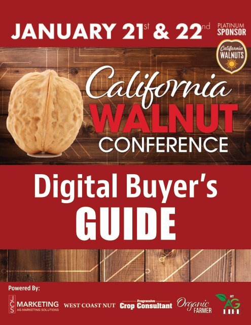 CA Walnut Conference 2021 Digital Guide
