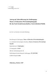 Antrag auf Akkreditierung des Studiengangs Master of Education ...