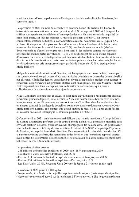 Panorama de presse quotidien du 29 01 2021