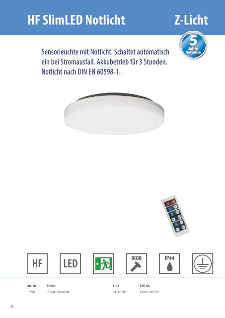 Z-Licht Katalog DE 2021/22