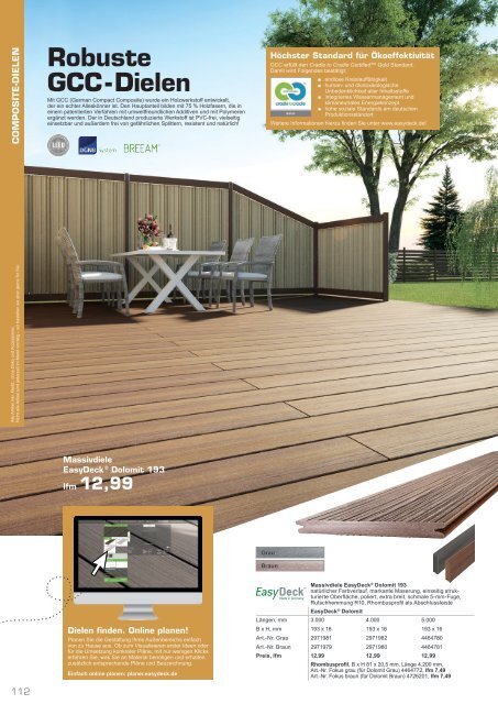 Gartenkatalog 2021 - Holz im Garten - neutral - Sortiment - Scobalit - Remmers